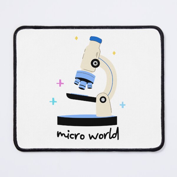 Item preview, Cute Hand Drawn Microscope Micro World Illustration designed and sold by the-myro.