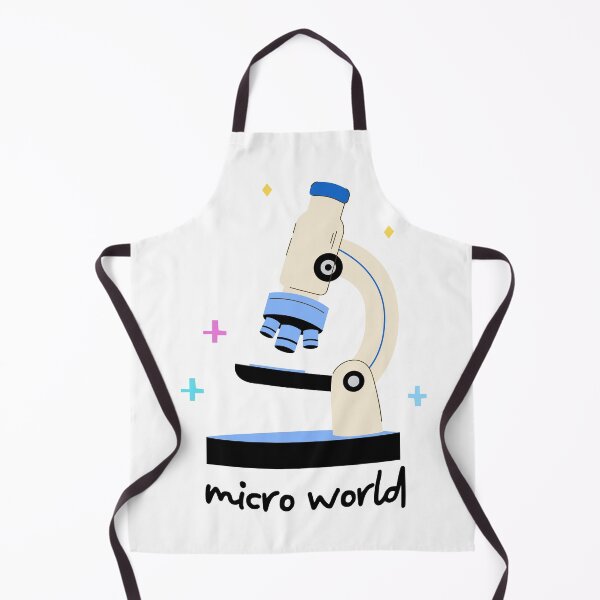 Item preview, Cute Hand Drawn Microscope Micro World Illustration designed and sold by the-myro.