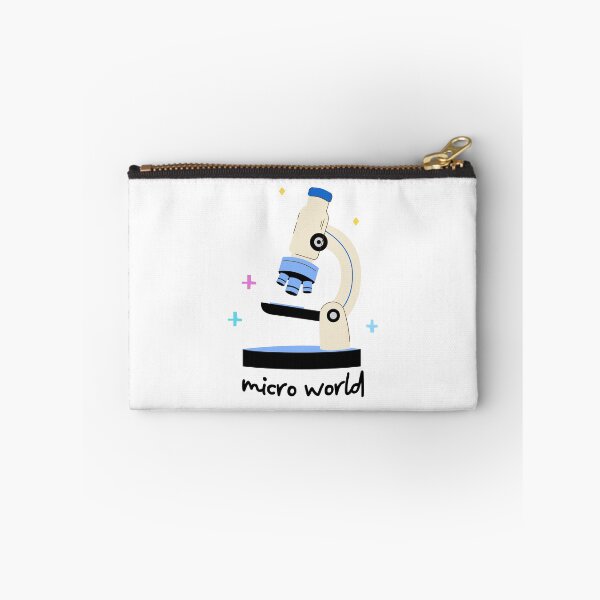 Item preview, Cute Hand Drawn Microscope Micro World Illustration designed and sold by the-myro.