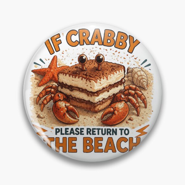 Item preview, If Crabby Please Return To The Beach designed and sold by vectcd.