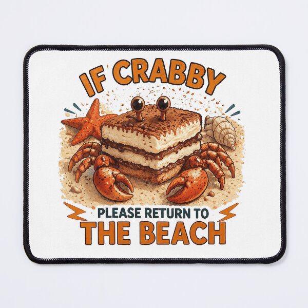 Item preview, If Crabby Please Return To The Beach designed and sold by vectcd.
