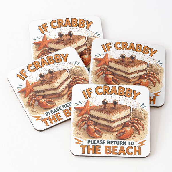 Item preview, If Crabby Please Return To The Beach designed and sold by vectcd.