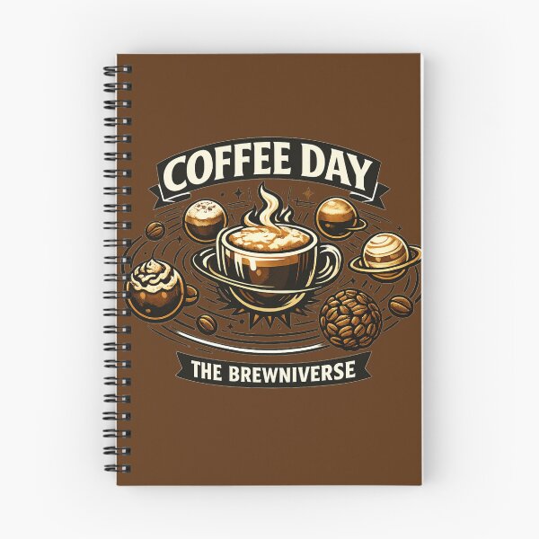 Item preview, Coffee Day The Brewniverse | Cosmic Coffee Galaxy Lover Vintage Retro  designed and sold by irfanshikh.