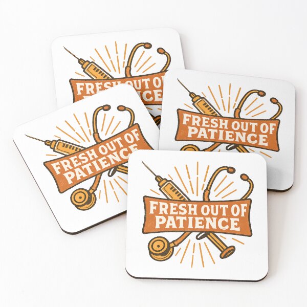 Item preview,  Fresh Out of Patience Shirt, Vintage Label Style Nurse T-Shirt, Retro Sunburst Nurse Gift Tee, Funny Nurse Humor Graphic Shirt designed and sold by TshirtsLabs.