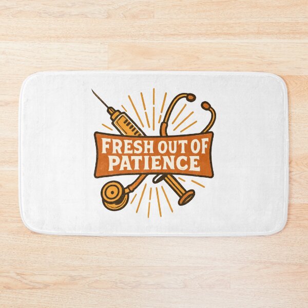 Item preview,  Fresh Out of Patience Shirt, Vintage Label Style Nurse T-Shirt, Retro Sunburst Nurse Gift Tee, Funny Nurse Humor Graphic Shirt designed and sold by TshirtsLabs.