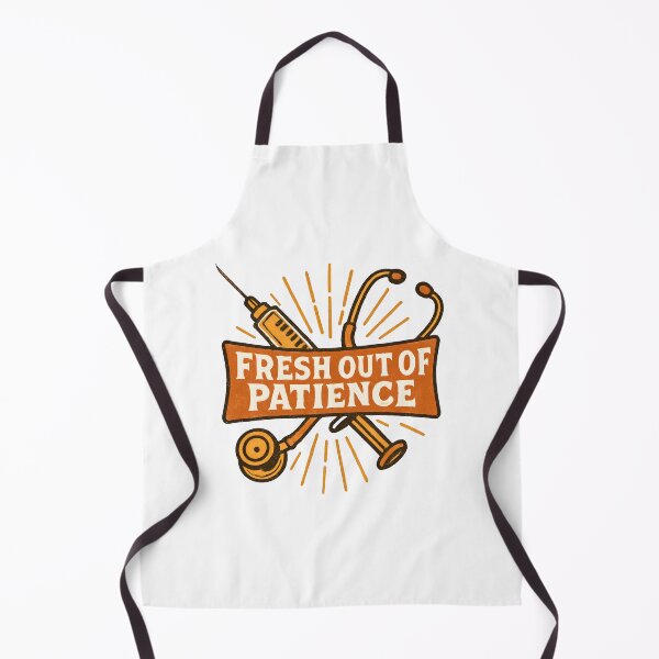 Item preview,  Fresh Out of Patience Shirt, Vintage Label Style Nurse T-Shirt, Retro Sunburst Nurse Gift Tee, Funny Nurse Humor Graphic Shirt designed and sold by TshirtsLabs.