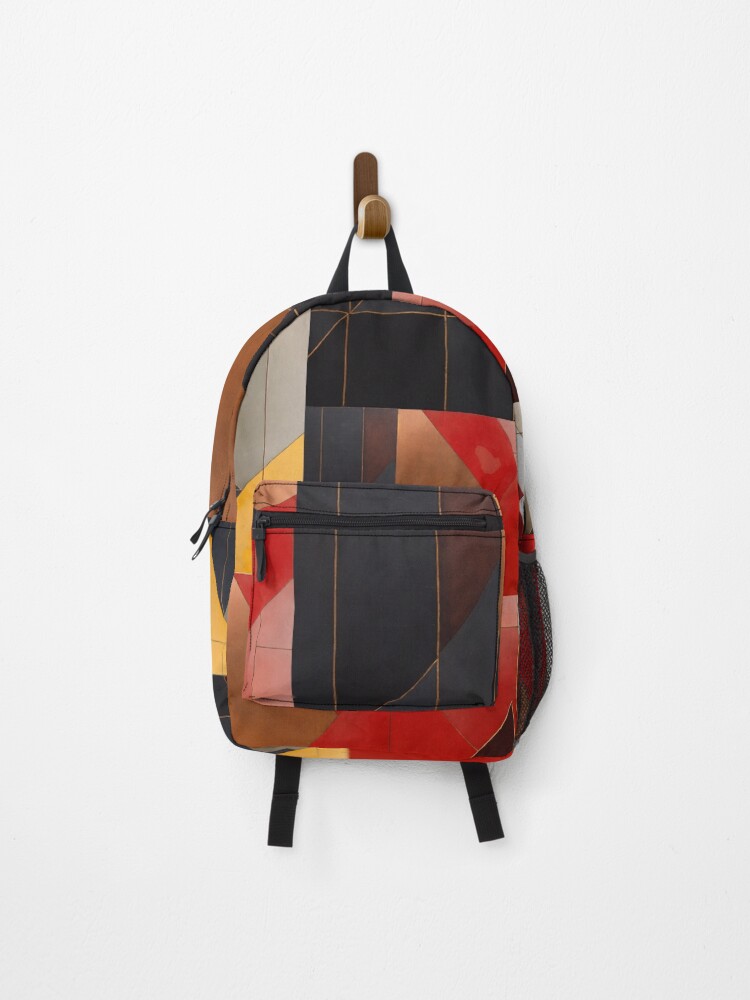 Thumbnail 1 of 3, Backpack, Geometric Abstract designed and sold by shelteredinside.