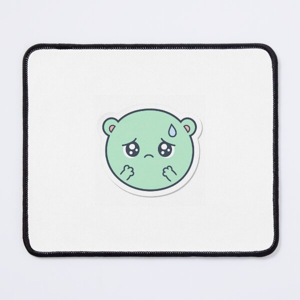 Item preview, Kawaii Nervous Mood Sticker | Cute Planner Emotion designed and sold by PastelPawsArt.