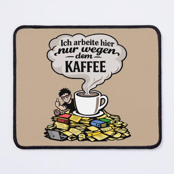 Item preview, I only work for the coffee. Funny motif designed and sold by Pommes im Bett.