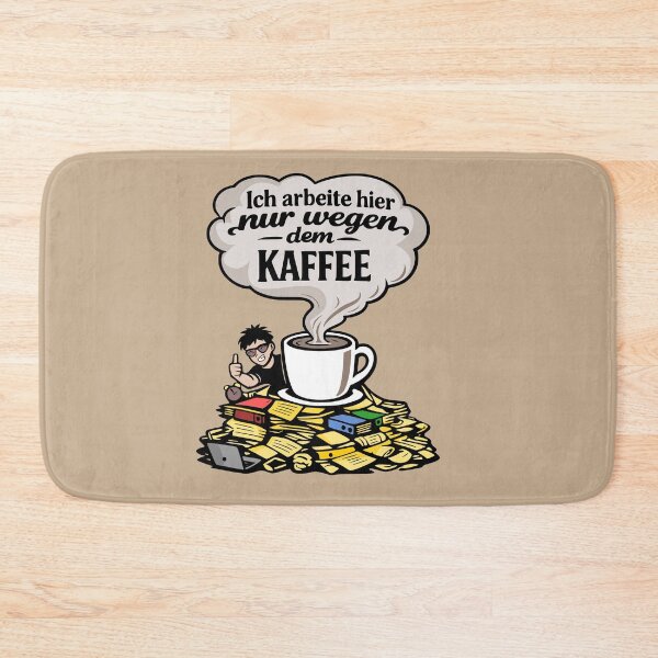 Item preview, I only work for the coffee. Funny motif designed and sold by Pommes im Bett.