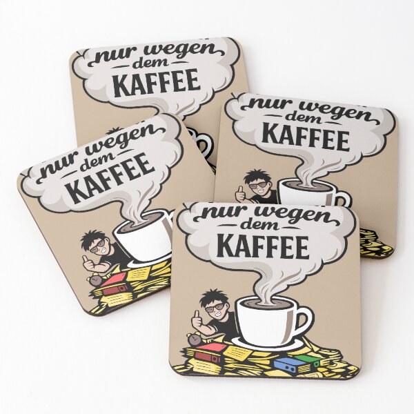 Item preview, I only work for the coffee. Funny motif designed and sold by Pommes im Bett.