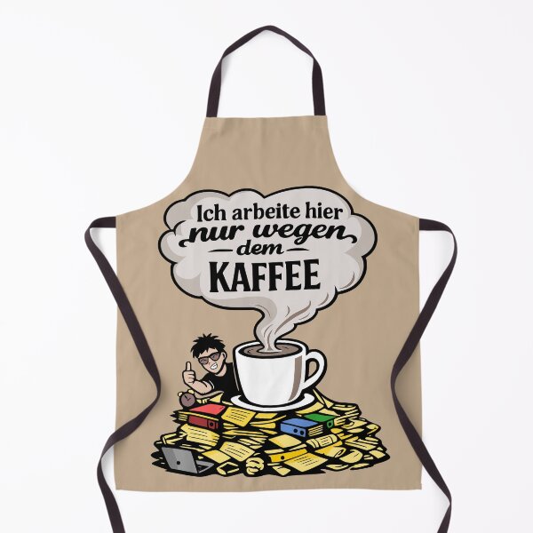 Item preview, I only work for the coffee. Funny motif designed and sold by Pommes im Bett.
