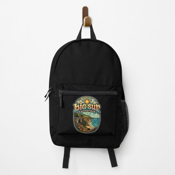 Item preview, Big Sur California Retro Trippy Art Travel designed and sold by TomFrontierArt.