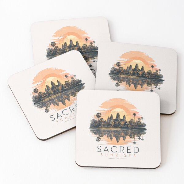 Item preview, Sacred Sunrises – Seamless Angkor Sunrise Pattern |  designed and sold by CallisC-Arts.