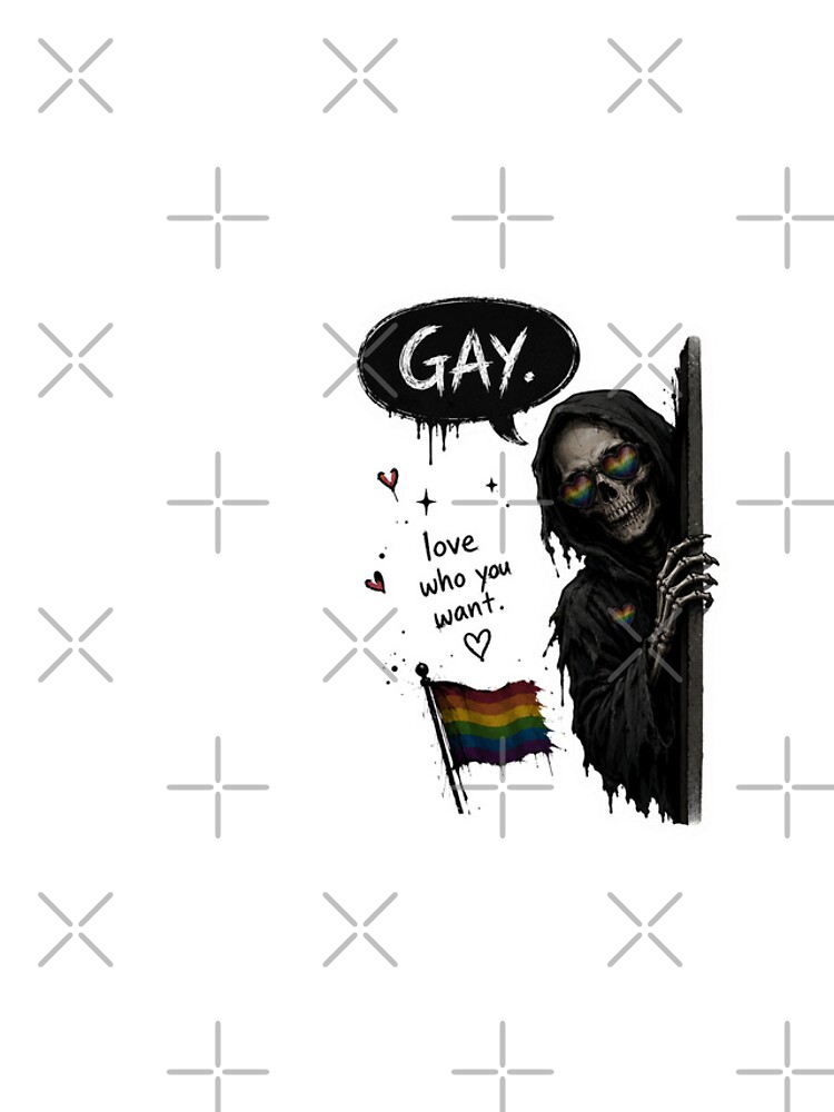 Thumbnail 4 of 4, iPhone Case, Gay Death designed and sold by PatternFly.