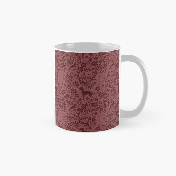 Item preview, Hungarian Vizsla Floral Pattern | Elegant Botanical Dog Design Red designed and sold by WildLakePatterns.