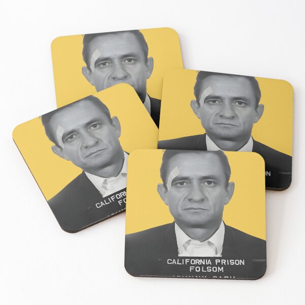 Item preview, Johnny Cash Mugshot Original Custom Vintage Music Poster Wall Art designed and sold by Cool Robot Bro..