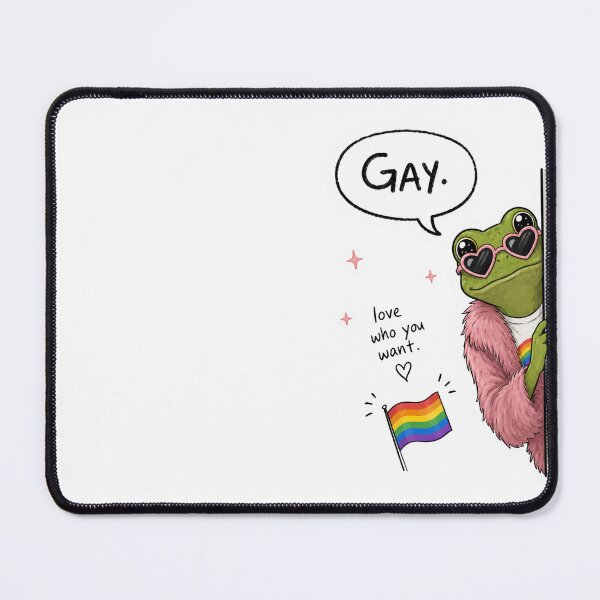 Item preview, Gay Frog designed and sold by PatternFly.