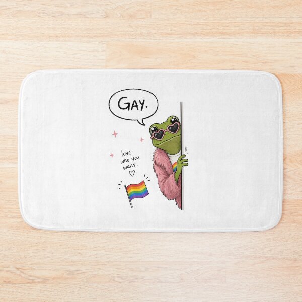 Item preview, Gay Frog designed and sold by PatternFly.