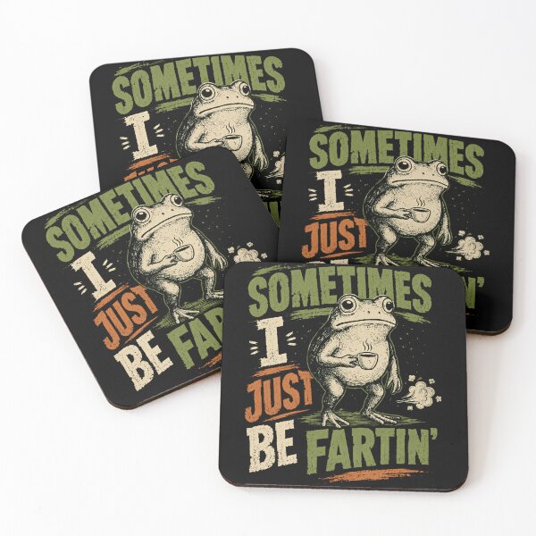 Item preview, Sometimes I Just Be Fartin' Funny Frog Coffee Humor designed and sold by HumansStuck12.