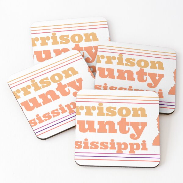 Item preview, Harrison County Mississippi Highlighted on State Map designed and sold by TheIconSmith.