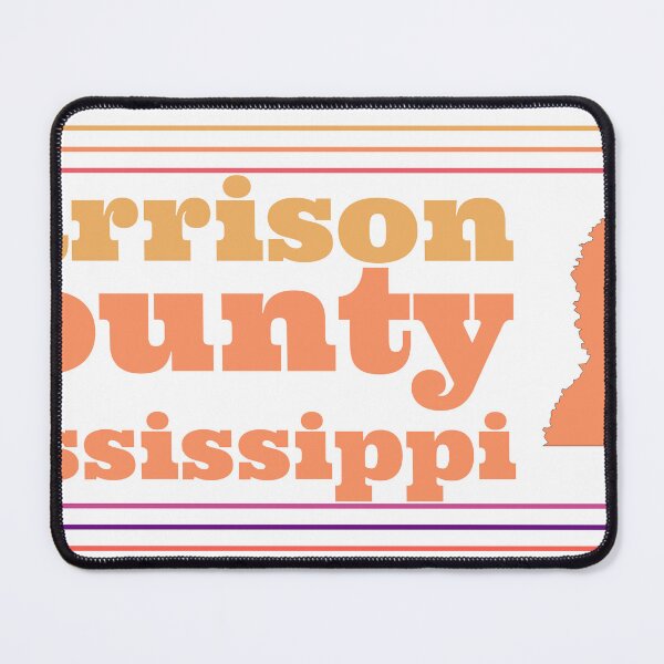 Item preview, Harrison County Mississippi Highlighted on State Map designed and sold by TheIconSmith.