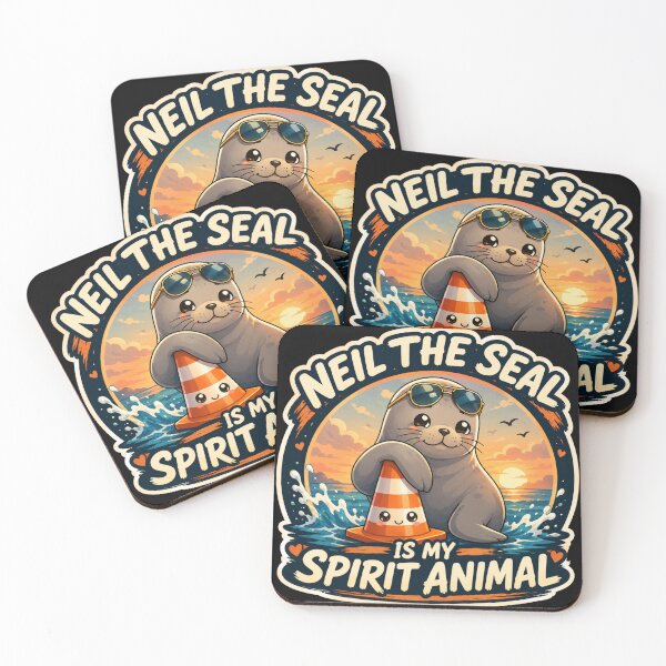 Item preview, Neil the Seal is My Spirit Animal designed and sold by SMARTKIT  DESIGNAGENCY.