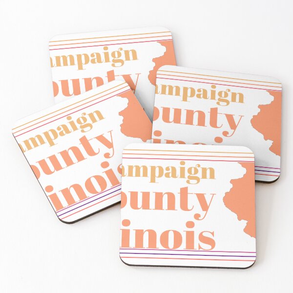 Item preview, Champaign County Illinois Highlighted on State Map designed and sold by TheIconSmith.