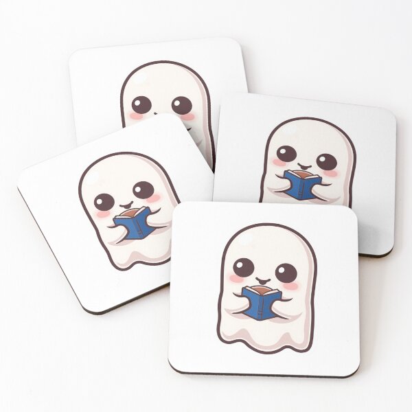 Item preview, Reading Ghost Sticker | Book Lover Vinyl Decal designed and sold by Pandey14.