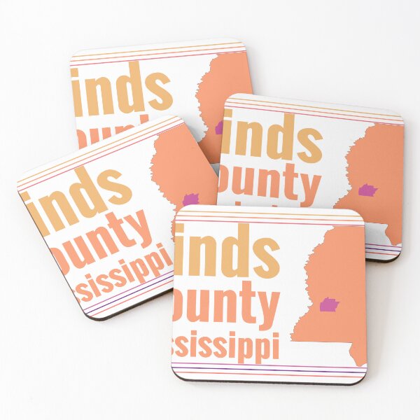 Item preview, Hinds County Mississippi Highlighted on State Map designed and sold by TheIconSmith.