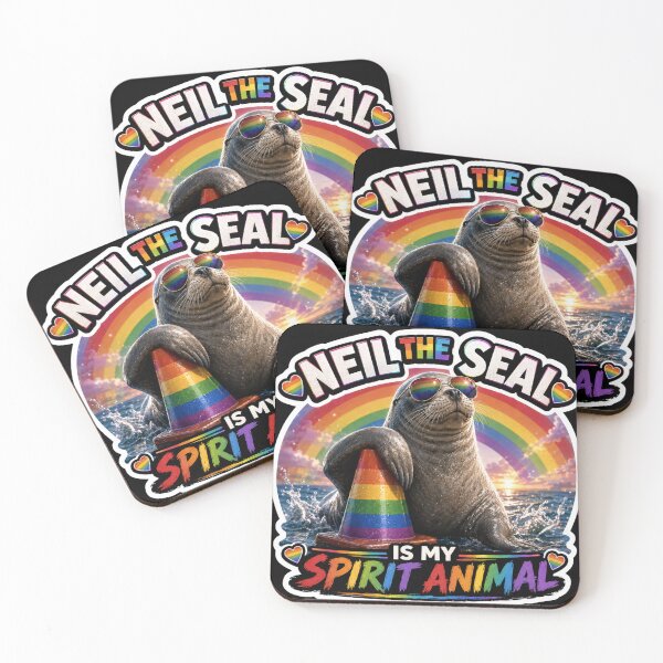 Item preview, Neil the Seal is My Spirit Animal designed and sold by SMARTKIT  DESIGNAGENCY.