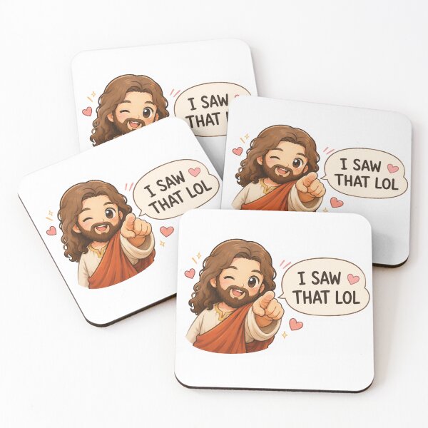 Item preview, cute jesus i saw that lol meme  designed and sold by PatternFly.