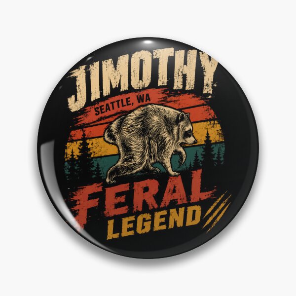 Item preview, Jimothy Seattle WA Feral Legend Raccoon Animal Lover Gift designed and sold by HumansStuck12.