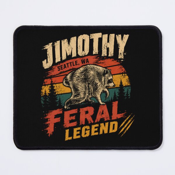 Item preview, Jimothy Seattle WA Feral Legend Raccoon Animal Lover Gift designed and sold by HumansStuck12.