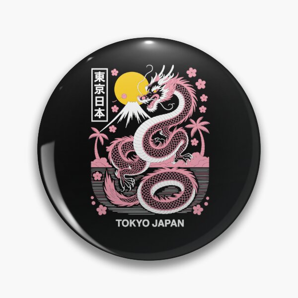 Item preview, Tokyo Japan 東京日本 Japanese Dragon Mount Fuji Cherry Blossom Japanese Culture designed and sold by MOnnroyu.