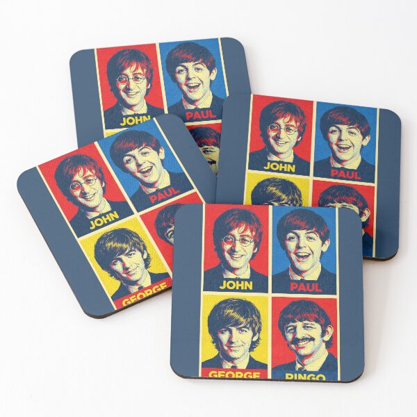 Item preview, Happy Beatles Popart full color  designed and sold by LuluLeb.