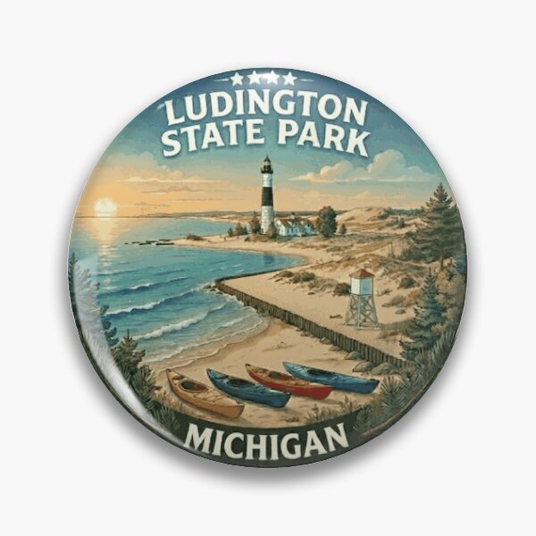 Item preview, Ludington State Park-Vintage designed and sold by vectcd.