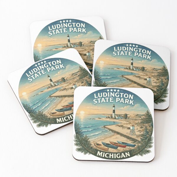 Item preview, Ludington State Park-Vintage designed and sold by vectcd.