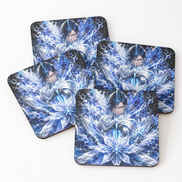 Item preview, Celestial Archer | Frost Energy Guardian | Blue Fantasy Anime Inspired Art designed and sold by Dyan4.