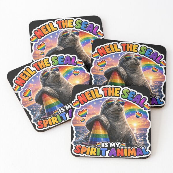 Item preview, Neil the Seal is My Spirit Animal designed and sold by SMARTKIT  DESIGNAGENCY.