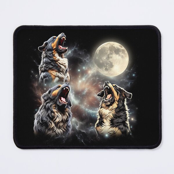 Item preview, Estrela Mountain Dog Howling Moon Lover Dog designed and sold by MosaikkiArt.