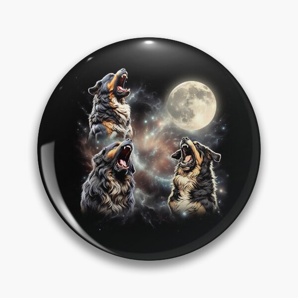 Item preview, Estrela Mountain Dog Howling Moon Lover Dog designed and sold by MosaikkiArt.