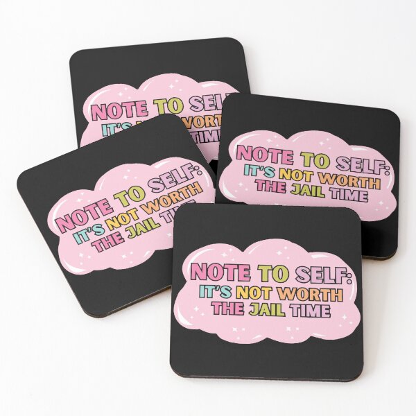 Item preview, Note to self: it's not worth the jail time designed and sold by BrownHorse90s.