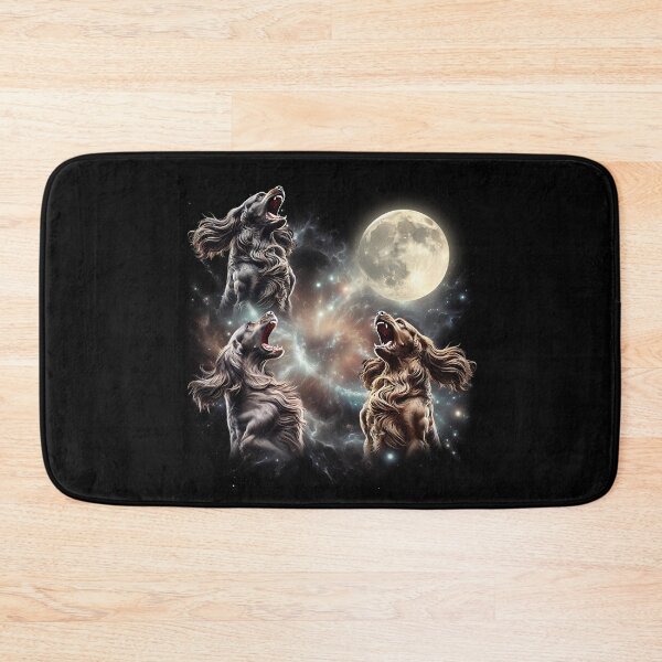 Item preview, Field Spaniel Howling Moon Lover Dog designed and sold by MosaikkiArt.