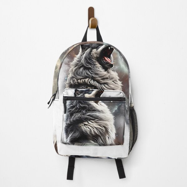 Item preview, Finnish Lapphund Howling Moon Lover Dog designed and sold by MosaikkiArt.
