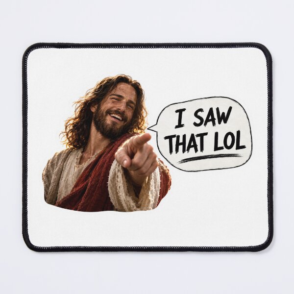 Item preview, jesus i saw that lol meme designed and sold by PatternFly.