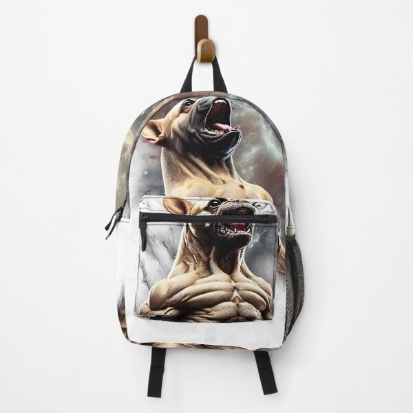 Item preview, French Bulldog Howling Moon Lover Dog designed and sold by MosaikkiArt.