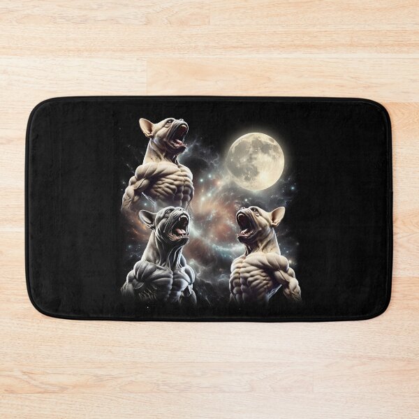 Item preview, Frenchie Howling Moon Lover Dog designed and sold by MosaikkiArt.