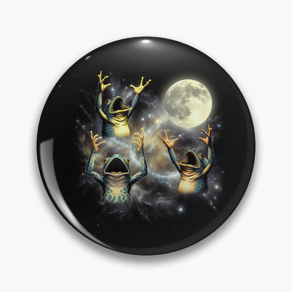 Item preview, Frog Howling Moon Lover Dog designed and sold by MosaikkiArt.