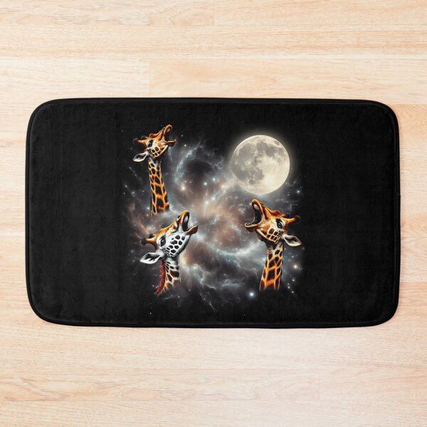 Item preview, Giraffe Howling Moon Lover Dog designed and sold by MosaikkiArt.